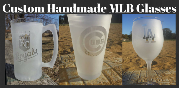 Custom Handmade MLB Glasses