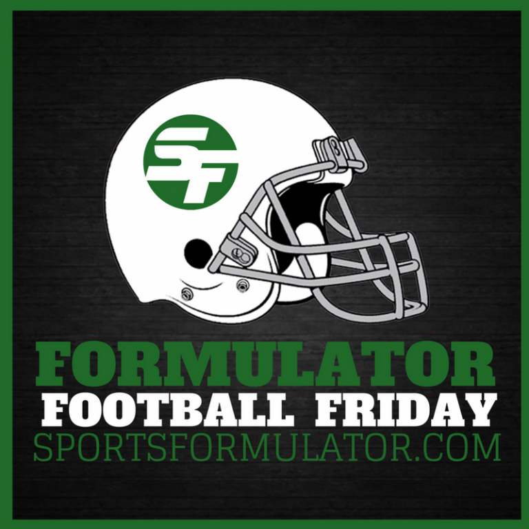 Formulator Football Friday – November 23, 2018