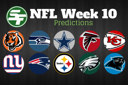 NFL Predictions Week 10 - 2016 - SportsFormulator