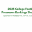 2025 College Football Preseason Rankings